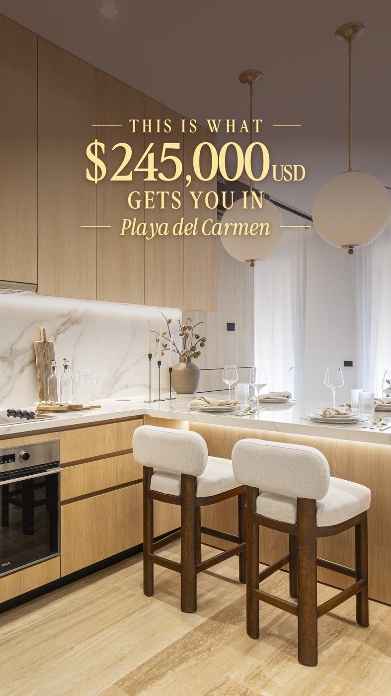 Tour of a $245,000 USD residence in Playa del Carmen